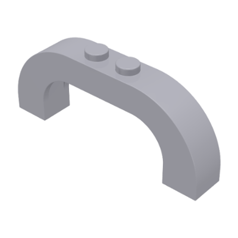 Boog 1x6x2 Light Bluish Gray